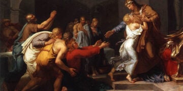 Ο Ιωσήφ με τα αδέλφια του, σε πίνακα του Girodet (πηγή: commons.wikimedia.org)