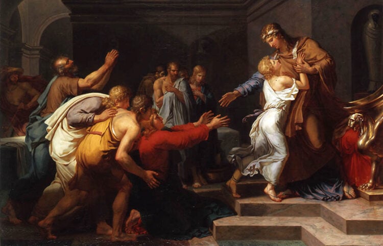 Ο Ιωσήφ με τα αδέλφια του, σε πίνακα του Girodet (πηγή: commons.wikimedia.org)
