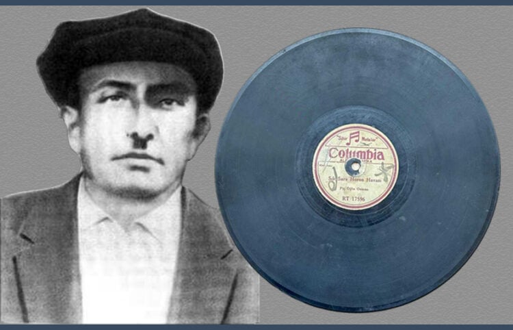 Ο Picoğlu Osman και ένας (δυσεύρετος, πλέον) δίσκος του (εικ.: ΧΚ)