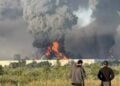 Εικόνα από περιοχή της Μόσχας που δέχθηκε επίθεση από ουκρανικά drone (φωτ.: x.com/BohuslavskaKate)