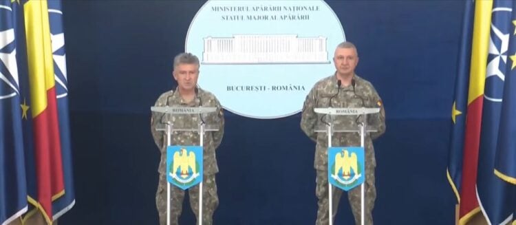 Από την ενημέρωση του υπουργείου Άμυνας της Ρουμανίας για το θέμα της κατάρριψης μη επανδρωμένου αεροσκάφους (πηγή: YouTube/WION)