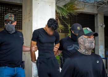 Ο 28χρονος Αιγύπτιος, που κατηγορείται για τη δολοφονία του Σταύρου Γεωργίου, οδηγείται στον εισαγγελέα. Πέμπτη 23 Ιουλίου 2026 (φωτ.: EUROKINISSI / Δανάη Δαυλοπούλου)