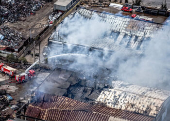 Από την πυρκαγιά στη περιοχή του Ασπροπύργου (φωτ.: EUROKINISSI)