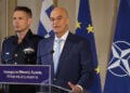 Ενημέρωση των συντακτών άμυνας από τον Νίκο Δένδια, για τις αποφάσεις μετά τη συνεδρίαση του ΚΥΣΕΑ. Πέμπτη 23 Ιουλίου 2026 (φωτ.: EUROKINISSI / Γιάννης Παναγόπουλος)