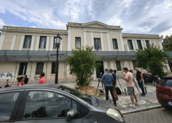 Εικόνα από το Δικαστήριο Ναυπλίου (φωτ.: ΑΠΕ-ΜΠΕ / Ευάγγελος Μπουγιώτης)