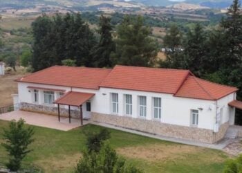 Το Δημοτικό Σχολείο Φύσκας στο Κιλκίς (πηγή: facebook.com/ Πολιτιστικός Λαογραφικός Σύλλογος Φυσκιωτών)