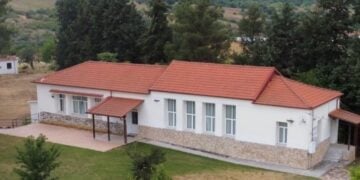 Το Δημοτικό Σχολείο Φύσκας στο Κιλκίς (πηγή: facebook.com/ Πολιτιστικός Λαογραφικός Σύλλογος Φυσκιωτών)