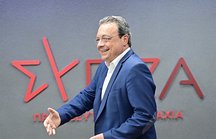 Ο Σωκράτης Φάμελλος στα γραφεία του ΣΥΡΙΖΑ-ΠΣ. Πέμπτη 18 Ιουνίου 2026 (φωτ.: EUROKINISSI / Μιχάλης Καραγιάννης)