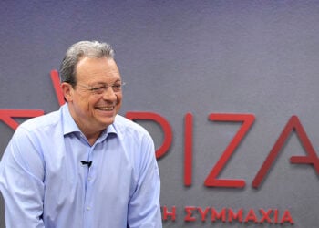 Ο Σωκράτης Φάμελλος στα γραφεία του ΣΥΡΙΖΑ-ΠΣ. Τρίτη 23 Ιουνίου 2026 (φωτ.: EUROKINISSI / Γιώργος Κονταρίνης)