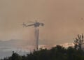 Από την πυρκαγιά στο Ποικίλο Όρος (φωτ.: EUROKINISSI / Τατιάνα Μπόλαρη)