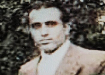 Ο Χαράλαμπος Ιορδανίδης το 1952 (Αρχείο Σταύρου Καψάλη, πηγή: Πύλη της Δράμας)
