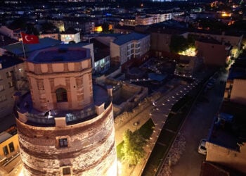 Ο «Μακεδονικός Πύργος» της Αδριανούπολης (πηγή: Χ / 
Mehmet Nuri Ersoy)