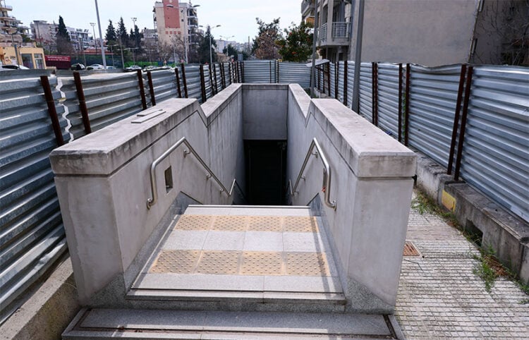 Επέκταση του Μετρό Θεσσαλονίκης προς Καλαμαριά. Σταθμός Νομαρχία, 26 Μαρτίου 2026 (φωτ.: 
EUROKINISSI / Ραφαήλ Γεωργιάδης)