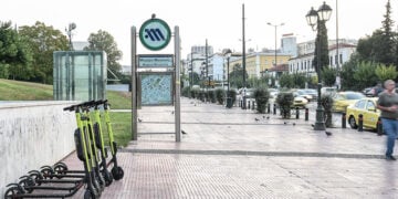 O σταθμός του μετρό στο Μέγαρο Μουσικής (φωτ.: EUROKINISSI)