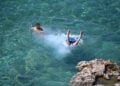 Ναύπλιο: Βουτιές στην Αρβανιτιά (φωτ.: EUROKINISSI / Βασίλης Παπαδόπουλος)