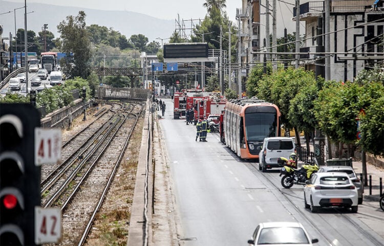 Διαρροή αερίου σε βενζινάδικο που βρίσκεται στη συμβολή των οδών Ομηρίδου Σκυλίτση και Πυθαγόρα στον Πειραιά. Τετάρτη 22 Ιουλίου 2026 (φωτ.: EUROKINISSI / Δανάη Δαυλοπούλου)