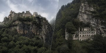 Αυτή είναι η κατάσταση σήμερα τον Μονών Περιστερεώτα (αριστερά) και Βαζελώνα (δεξιά)
