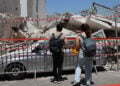 Κατάρρευση πολυκατοικίας στα Πετράλωνα επί της οδού Αλκμήνης. Επόμενη ημέρα, Τετάρτη 1 Ιουλίου 2026 (φωτ.: EUROKINISSI / Γιάννης Παναγόπουλος)