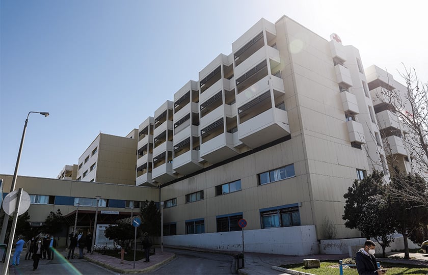Το Θριάσιο Νοσοκομείο στην Ελευσίνα (φωτ.: EUROKINISSI / Γιώργος Κονταρίνης)