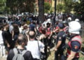 Στιγμιότυπο από την αντικυβερνητική συγκέντρωση έξω από το κοινοβούλιο της Αλβανίας, Πέμπτη 2 Ιουλίου 2026 (πηγή: ata.gov.al)