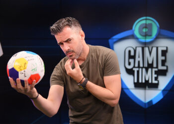 Ο Γιάννης Τσιμιτσέλης στο Allwyn Game Time