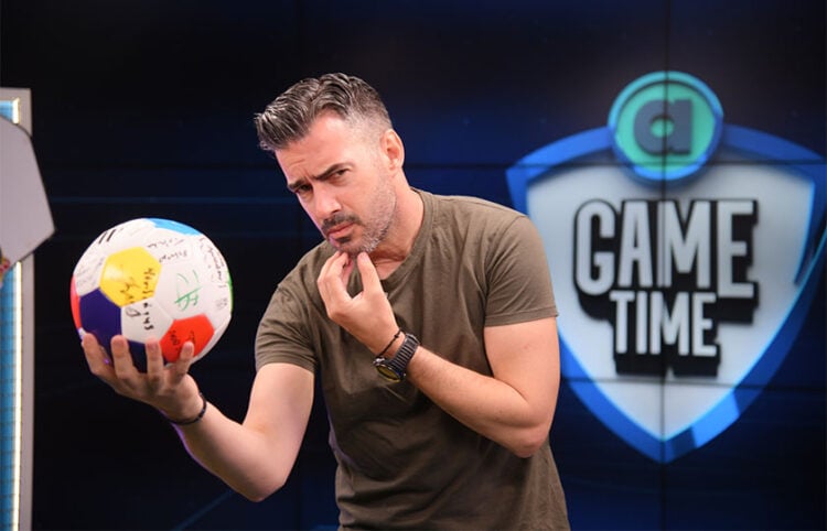 Ο Γιάννης Τσιμιτσέλης στο Allwyn Game Time