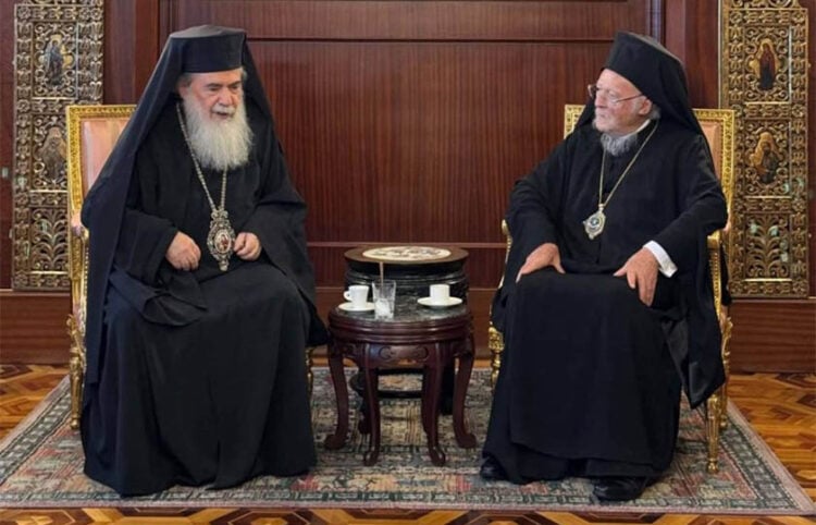 Ο Οικουμενικός Πατριάρχης και ο Πατριάρχης Ιεροσολύμων στο Φανάρι, Τρίτη 21 Ιουλίου 2026 (φωτ.: Φως Φαναρίου)