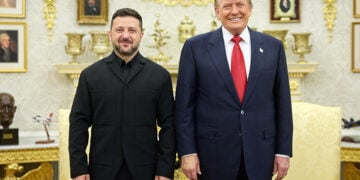 Ντόναλντ Τραμπ και Βολοντίμιρ Ζελένσκι στον Λευκό Οίκο, Τρίτη 28 Ιουλίου 2026 (πηγή: Χ / Volodymyr Zelenskyy)