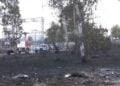Στιγμιότυπο από το σημείο όπου ξέσπασε η φωτιά, νωρίτερα, στις Αχαρνές (φωτ.: exchange.glomex.com)