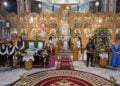 Στιγμιότυπο από την αρχιερατική Θεία Λειτουργία και το κτητορικό μνημόσυνο που τελέστηκε από τον μητροπολίτη Βεροίας, Ναούσης και Καμπανίας Παντελεήμονα, στο Πανελλήνιο Ιερό Προσκύνημα Παναγίας Σουμελά (φωτ.: imverias.gr)