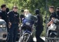 Η 46χρονη κατηγορούμενη κατά την προσαγωγή της, την περασμένη Παρασκευή, σε εισαγγελέα και ανακριτή (φωτ.: EUROKINISSI)