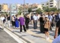 Εικόνα από την τελετή παράδοσης του έργου της επέκτασης του Μετρό Θεσσαλονίκης προς την Καλαμαριά, στον σταθμό «Μίκρα»    (φωτ.: Γιώργος Κονταρίνης/ EUROKINISSI)