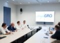 Εικόνα από την παρουσίαση της πλατφόρμας MyAgro, στην ΑΑΔΕ παρουσία του Κυριάκου Μητσοτάκη (φωτ.:     Δημήτρης Παπαμήτσος/ Γρ. Τύπου Πρωθυπουργού/ EUROKINISSI)