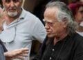 Ο Νίκος Καλογερόπουλος στην κηδεία του μουσικού Στέλιου Βαμβακάρη, στις 20 Ιουνίου 2019 (φωτ. αρχείου: Στέλιος Μισίνας/ EUROKINISSI)