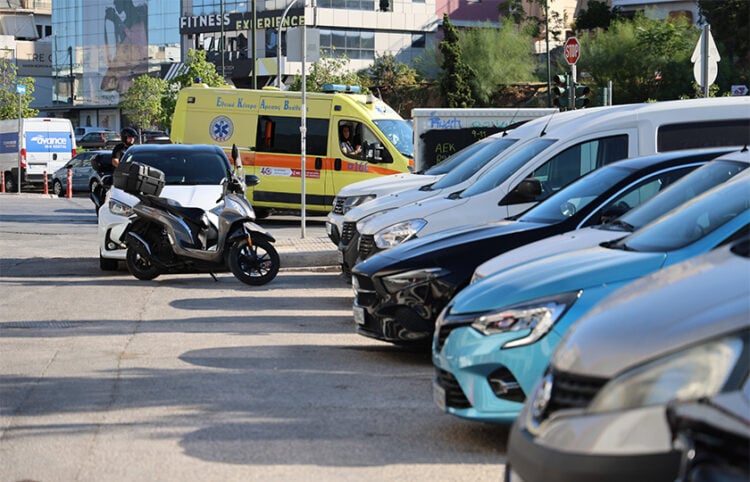 Νεκρός εντοπίστηκε αστυνομικός μέσα σε υπηρεσιακό όχημα με συμβατικές πινακίδες στην περιοχή του Αγίου Δημητρίου. Τρίτη 11 Αυγούστου 2026 (φωτ.: EUROKINISSI / Γιάννης Παναγόπουλος)