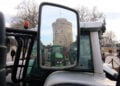Αγρότες από το μπλόκο των Μαλγάρων, με τα τρακτέρ τους στον Λευκό Πύργο, το 2017 (φωτ.: MOTIOTEAM / Φανή Τρυψάνη)