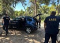 Μέλη κλιμακίου της Διεύθυνσης Αντιμετώπισης Εγκλημάτων Εμπρησμού (φωτ.: Πυροσβεστικό Σώμα)