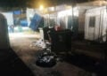 Το εσωτερικό της δομής στη θέση Κλειδί του Δήμου Σιντικής, μετά τα επεισόδια. Σάββατο 29  Αυγούστου 2026 (φωτ.: thesspost.gr)