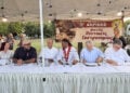 Η Χρύσα Μαυρίδου (πρώτη αριστερά) στην κριτική επιτροπή του 2ου Φεστιβάλ Ποντιακής Γαστρονομίας που πραγματοποιήθηκε στην Ακρινή Κοζάνης. Σάββατο 1 Αυγούστου 2026 (φωτ.: kozan.gr)
