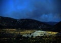 Ο καπνός από την πυρκαγιά στο Στεφάνι Κορινθίας πάνω από τον αρχαιολογικό χώρο των Μυκηνών, Παρασκευή 7 Αυγούστου 2026 (φωτ.: EUROKINISSI / Βασίλης Παπαδόπουλος)