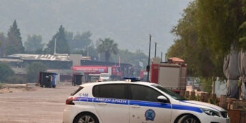 Από τη μεγάλη πυρκαγιά στη Βοιωτία στην ευρύτερη περιοχή του Κορινθιακού κόλπου, Σάββατο 1 Αυγούστου 2026 (φωτ.: EUROKINISSI / Τατιάνα Μπόλαρη)