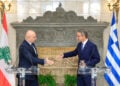 Συνάντηση του Κυριάκου Μητσοτάκη με τον Ζοζέφ Αούν, στο Μέγαρο Μαξίμου.  Δευτέρα 31 Αυγούστου 2026   (φωτ.: EUROKINISSI / Γιώργος Κονταρίνης)