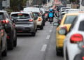 Κυκλοφοριακή συμφόρηση στη λεωφόρο Συγγρού (φωτ.: EUROKINISSI / Γιάννης Παναγόπουλος)