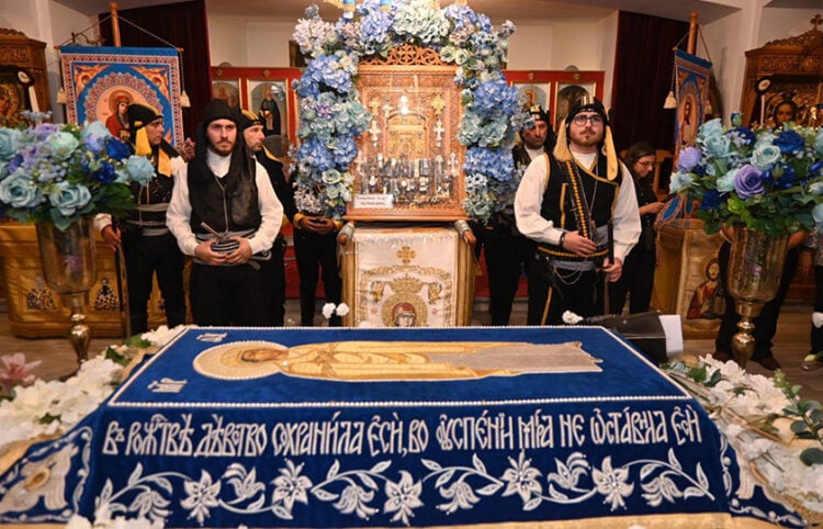 Στην Παναγία Σουμελά Αχαρνών, για την Κοίμηση της Θεοτόκου με το Ιουλιανό ημερολόγιο (φωτ.: Facebook / Σπύρος Βρεττός)