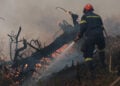 Από τη μεγάλη πυρκαγιά στη Σίβηρη, στις 13 Αυγούστου (φωτ.: ΜΟΤΙΟΝΤΕΑΜ / Βασίλης Βερβερίδης)