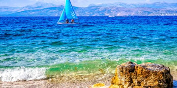 Μια τελευταία αυγουστιάτικη εικόνα (φωτ.: EUROKINISSI / Γιώργος Κονταρίνης)