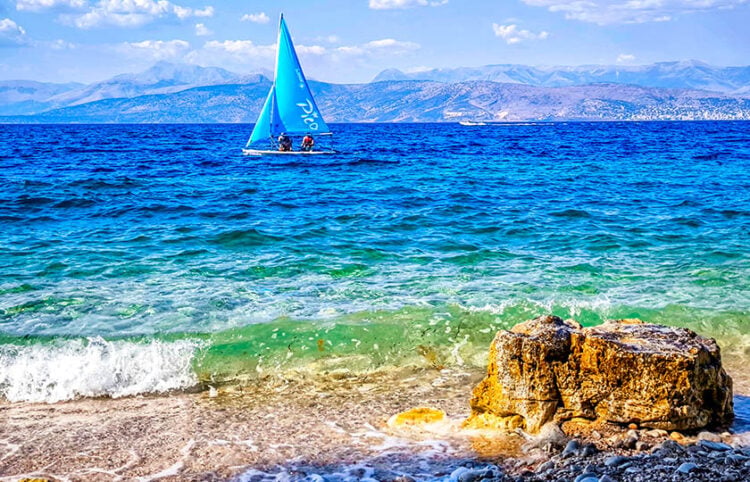 Μια τελευταία αυγουστιάτικη εικόνα (φωτ.: EUROKINISSI / Γιώργος Κονταρίνης)