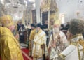 Ο Οικουμενικός Πατριάρχης Βαρθολομαίος και ο Πατριάρχης Αλεξανδρείας Θεόδωρος στο πατριαρχικό συλλείτουργο που τελέστηκε στην Ίμβρο, τον Αύγουστο του 2021, για τα 60 χρόνια από τη χειροτονία του Οικουμενικού Πατριάρχη σε διάκονο (φωτ. αρχείου: Ελληνική Κοινότητα Καΐρου)