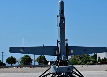 Σύστηματα Μη Επανδρωμένων Αεροχημάτων «V-BAT» συνθέτουν μεταξύ άλλων την «Ασπίδα του Αχιλλέα» (φωτ.: ΥΠΕΘΑ)