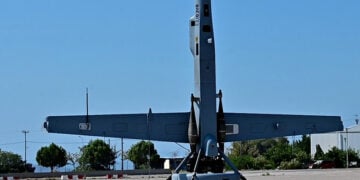 Σύστηματα Μη Επανδρωμένων Αεροχημάτων «V-BAT» συνθέτουν μεταξύ άλλων την «Ασπίδα του Αχιλλέα» (φωτ.: ΥΠΕΘΑ)